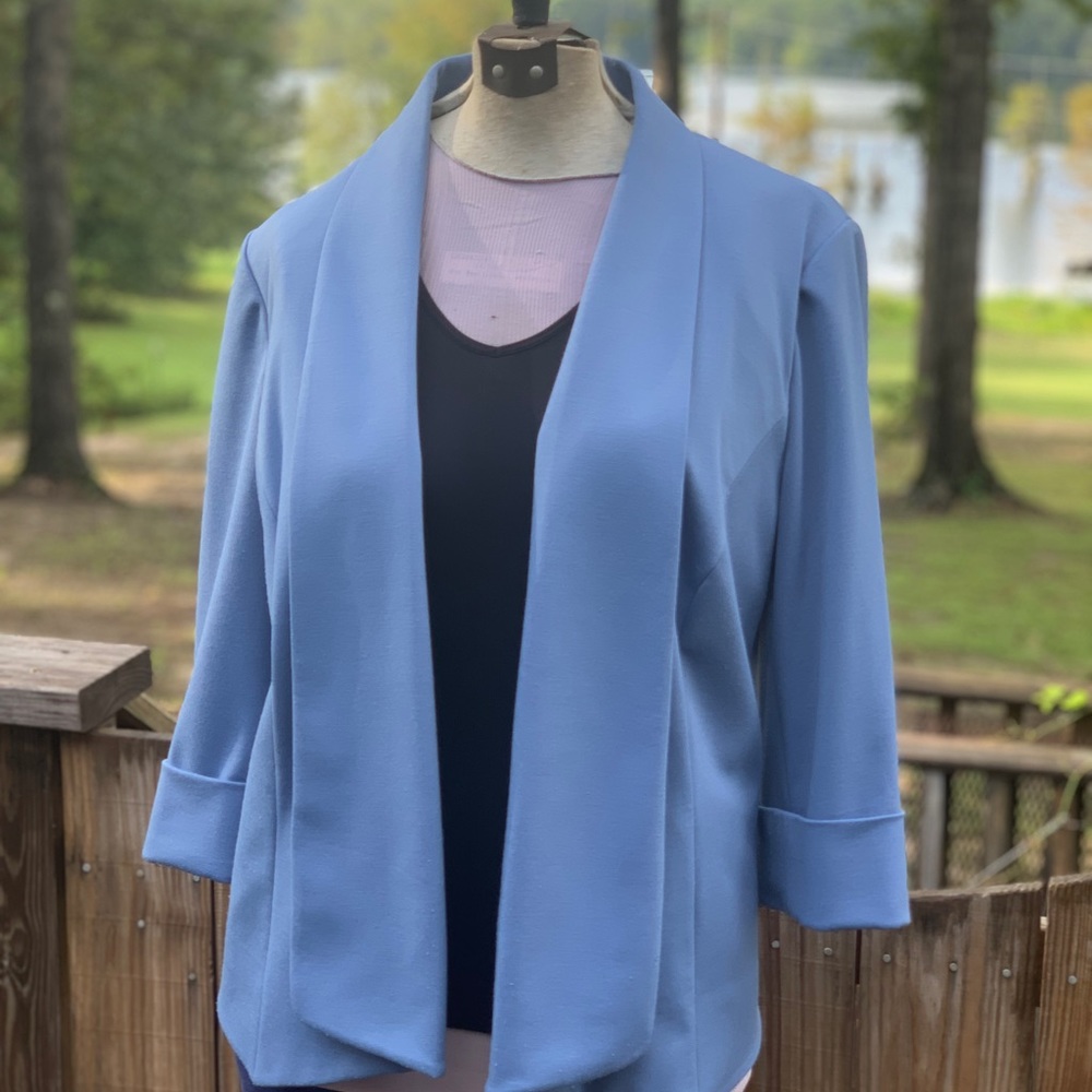 Drape open Kasper business casual blazer